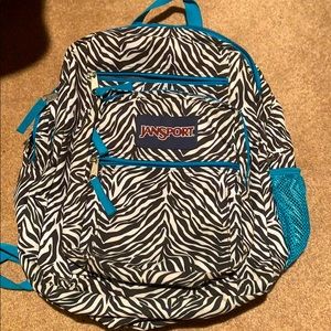 Jansport zebra backpack